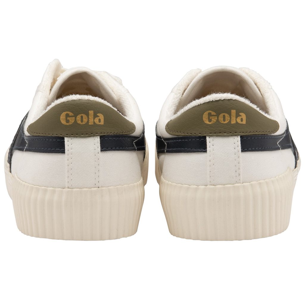 Gola Vegan Classics Rally Plimsoll Sneakers Blancas Azul Marino Kaki España | JFA-486920