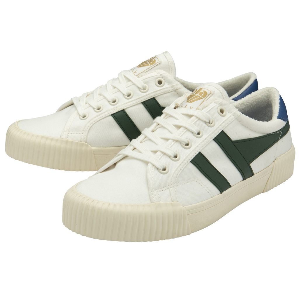 Gola Vegan Classics Rally Plimsoll Sneakers Blancas Azules España | CSX-835217