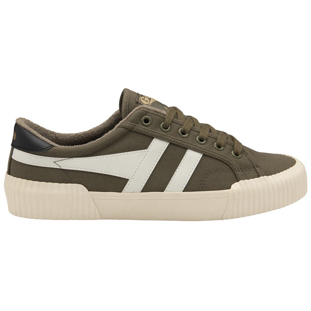 Gola Vegan Classics Rally Plimsoll Sneakers Kaki Blancas Negras España | BEZ-251607