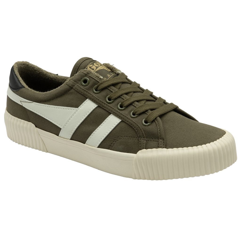 Gola Vegan Classics Rally Plimsoll Sneakers Kaki Blancas Negras España | BEZ-251607