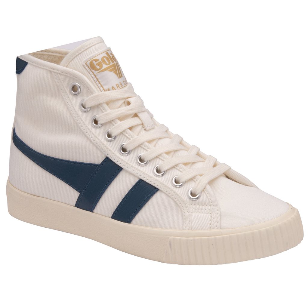 Gola Vegan Classics Tennis Mark Cox High Sneakers Blancas Azules España | TIV-521048