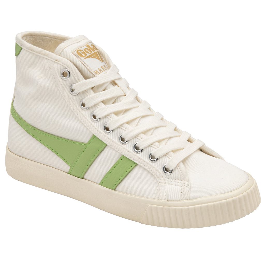 Gola Vegan Classics Tennis Mark Cox High Sneakers Blancas Verde España | WCF-702361