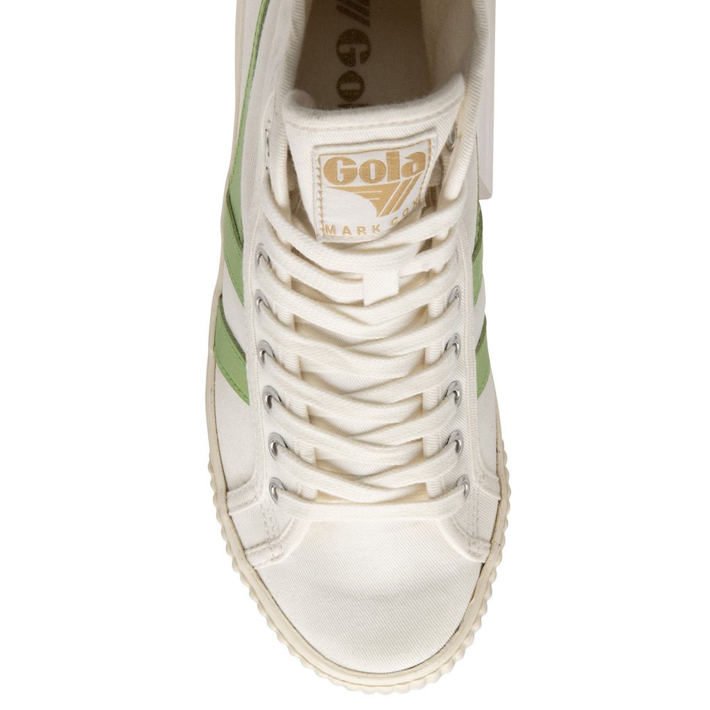 Gola Vegan Classics Tennis Mark Cox High Sneakers Blancas Verde España | WCF-702361