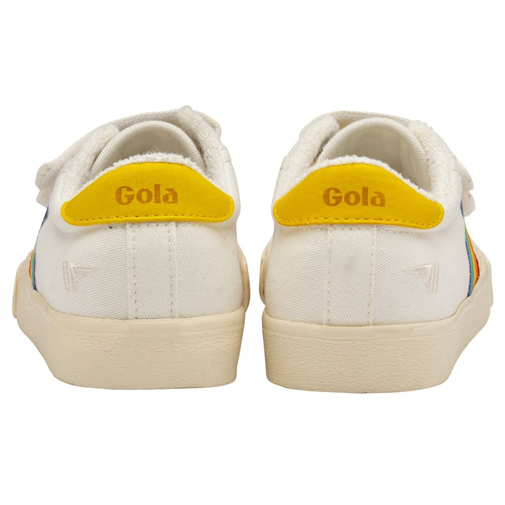 Gola Vegan Classics Tennis Mark Cox Rainbow Strap Shoes Blancas España | XZT-954167