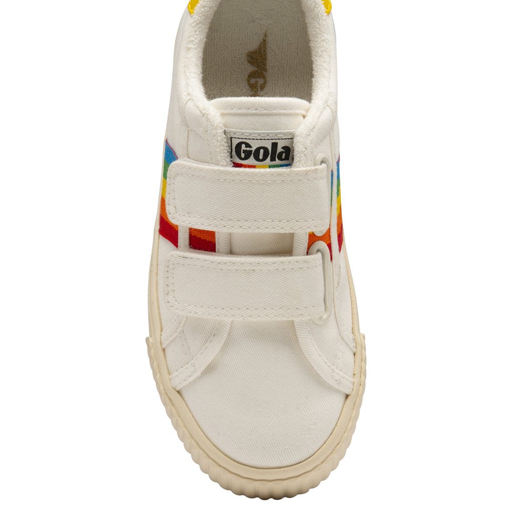 Gola Vegan Classics Tennis Mark Cox Rainbow Strap Shoes Blancas España | XZT-954167