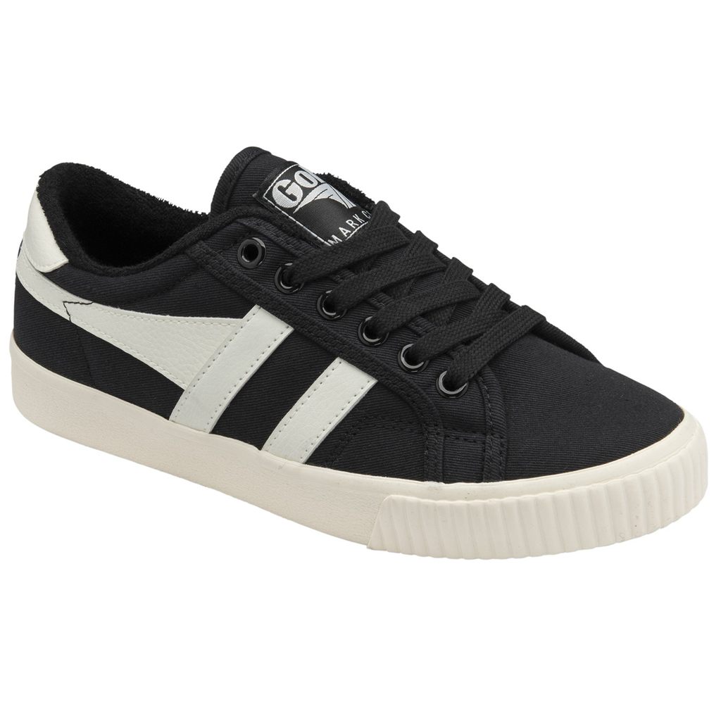 Gola Vegan Classics Tennis Mark Cox Sneakers Negras Blancas España | MJE-631824