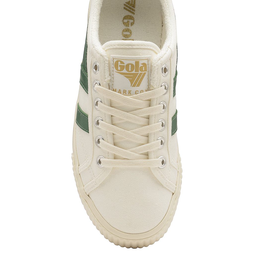 Gola Vegan Classics Tennis Mark Cox Sneakers Blancas Verde Oscuro España | OIN-416389