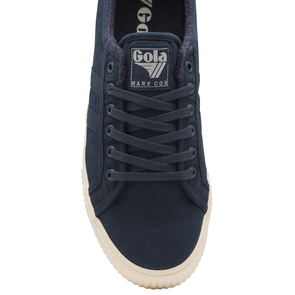 Gola Vegan Classics Tennis Mark Cox Wash Sneakers Azul Marino Azul Marino España | ITL-708963